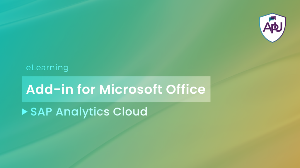 SAC Add-in for Microsoft Office